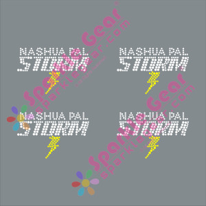 Nashua PAL Left Chest Logo 4 Pack