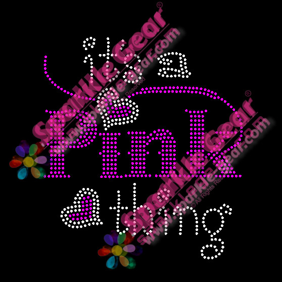 It's a Pink Thing - Bling Transfers by Sparkle Gear
