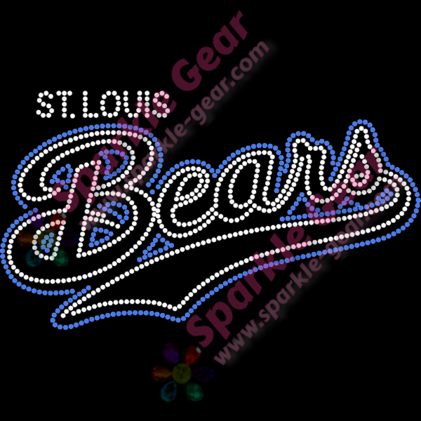 St Louis Bears Baseball Tail Logo