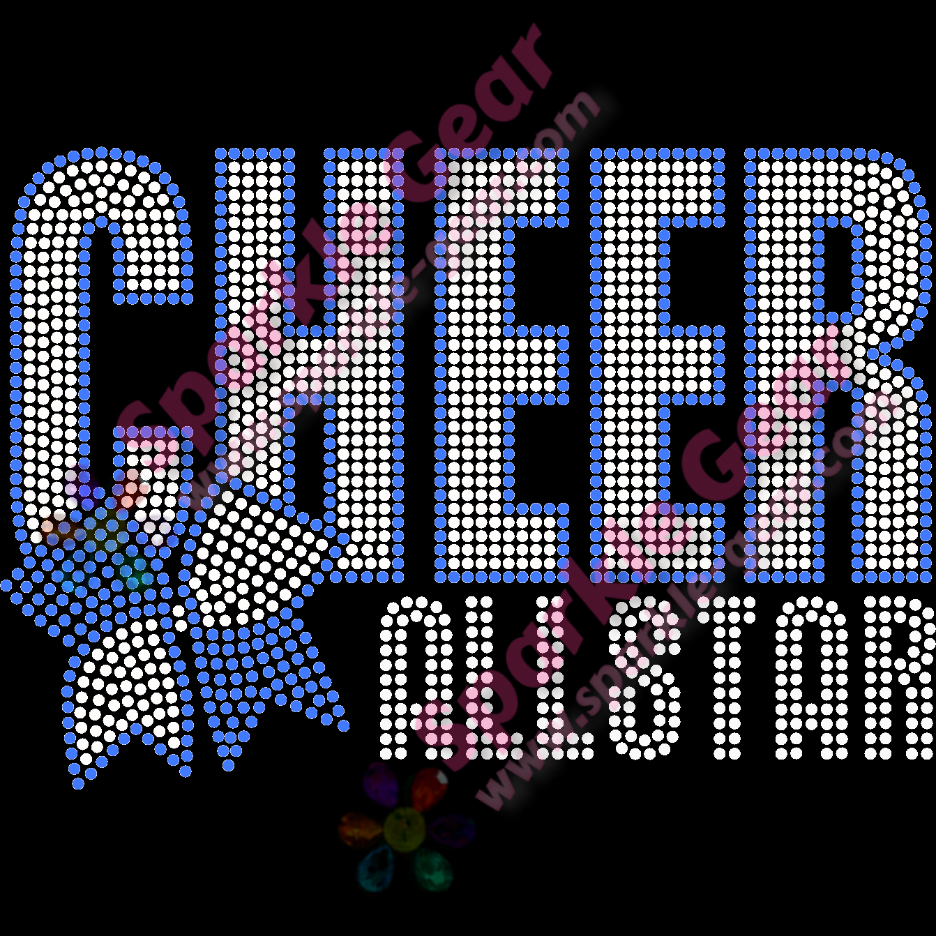 cheer screen print transfers