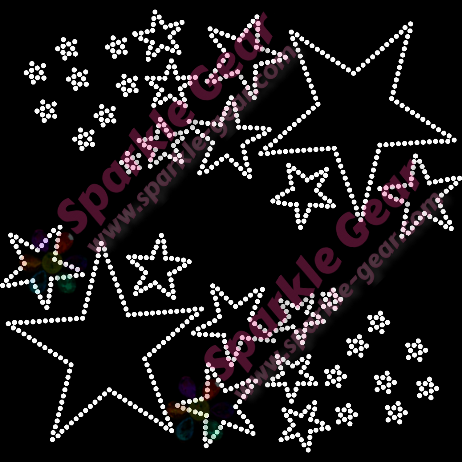 DG SF Stars 2 pack - Bling Transfers by Sparkle Gear