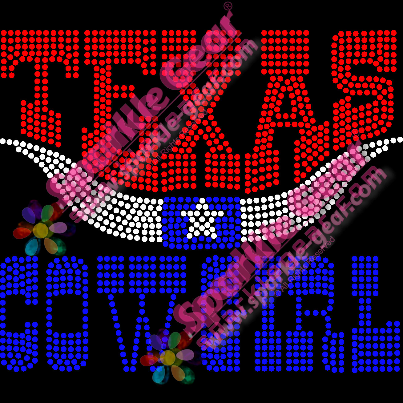 Dallas Cowboys Rhinestone iron on transfer